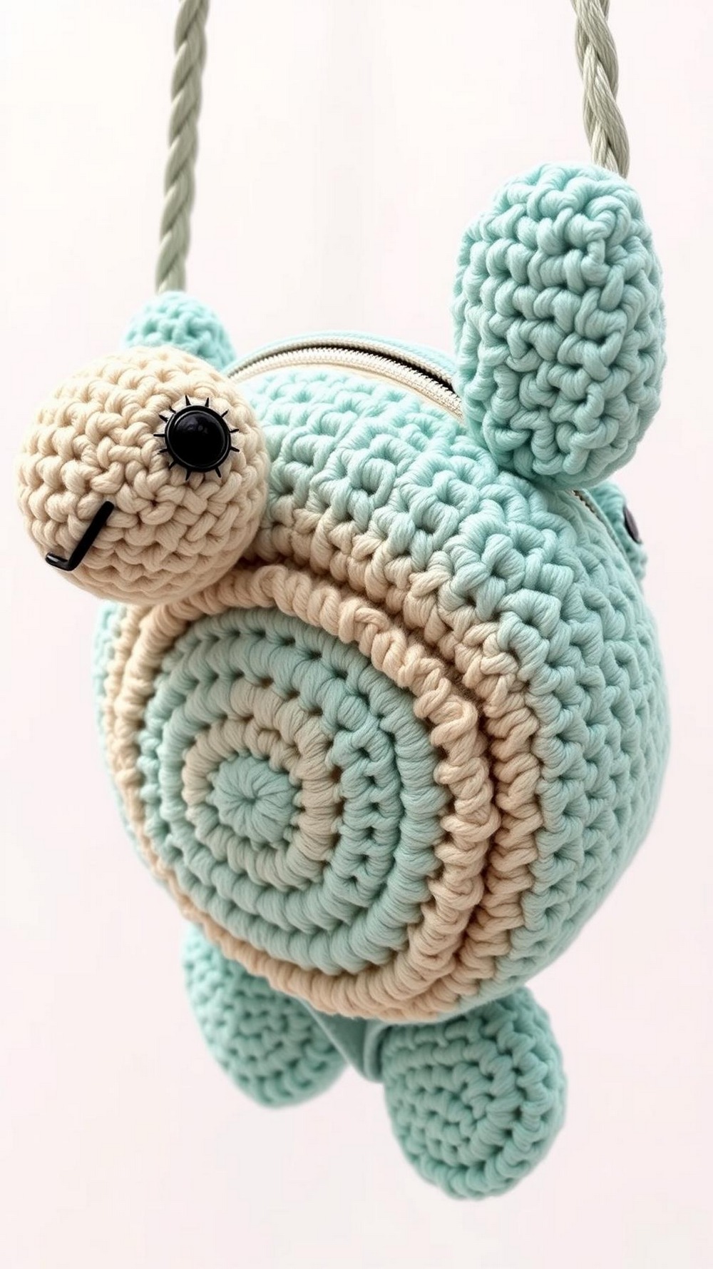Turtle Crochet Animal Bag