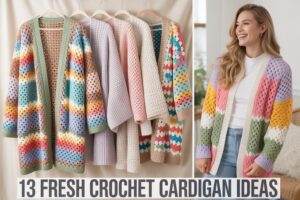 Fresh Crochet Cardigan Ideas