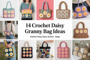 Crochet Daisy Granny Bag Ideas