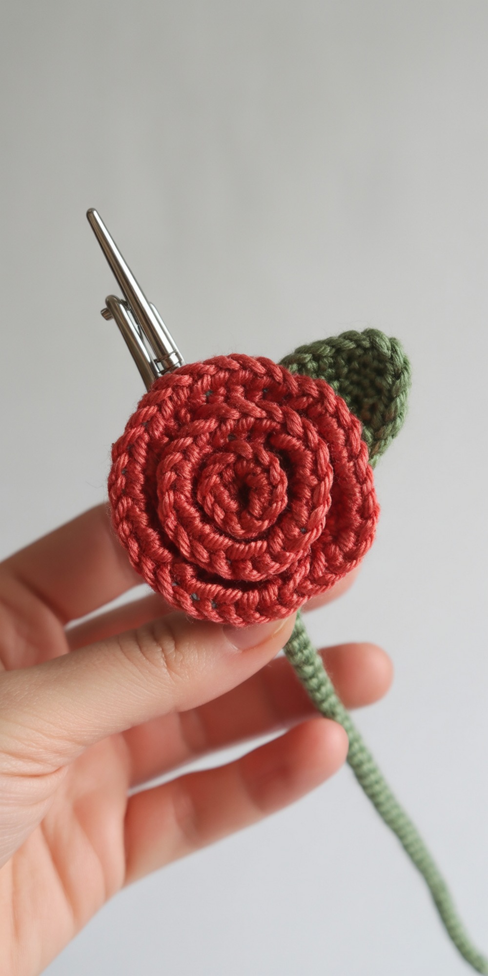 Basic Rose Hair Clip
