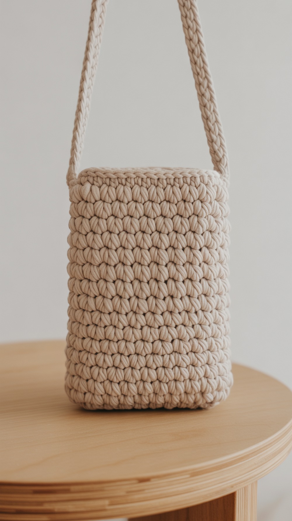 Bead Stitch Crossbody Phone Bag (Textured Look)