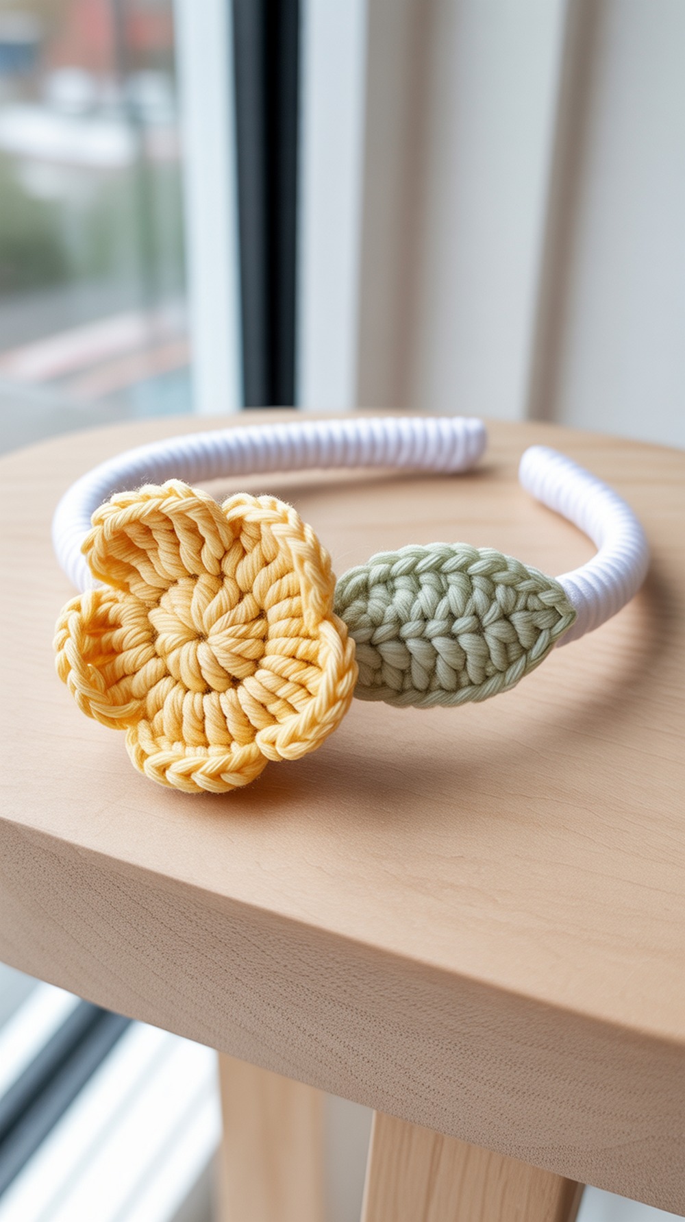 Buttercup Daisy Elastic Headband