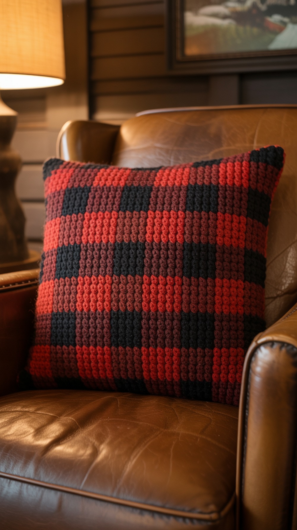 Chunky Buffalo Plaid Pillow
