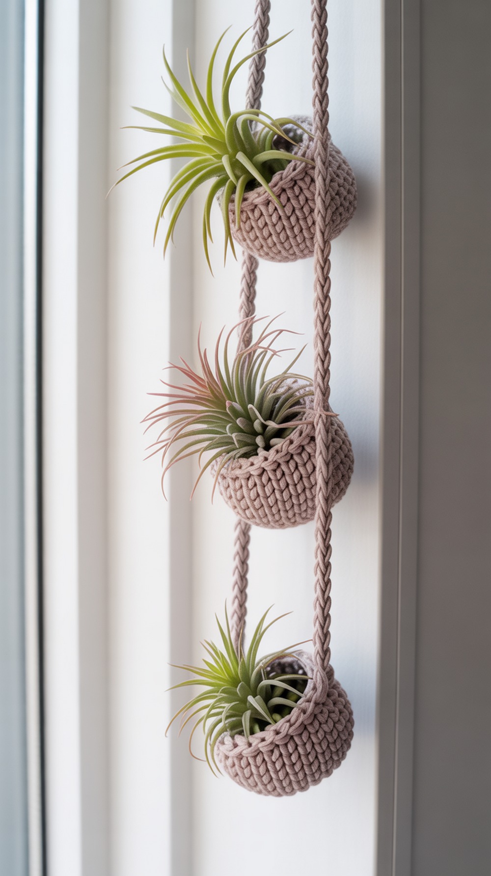 Crochet Air Plant Hanger