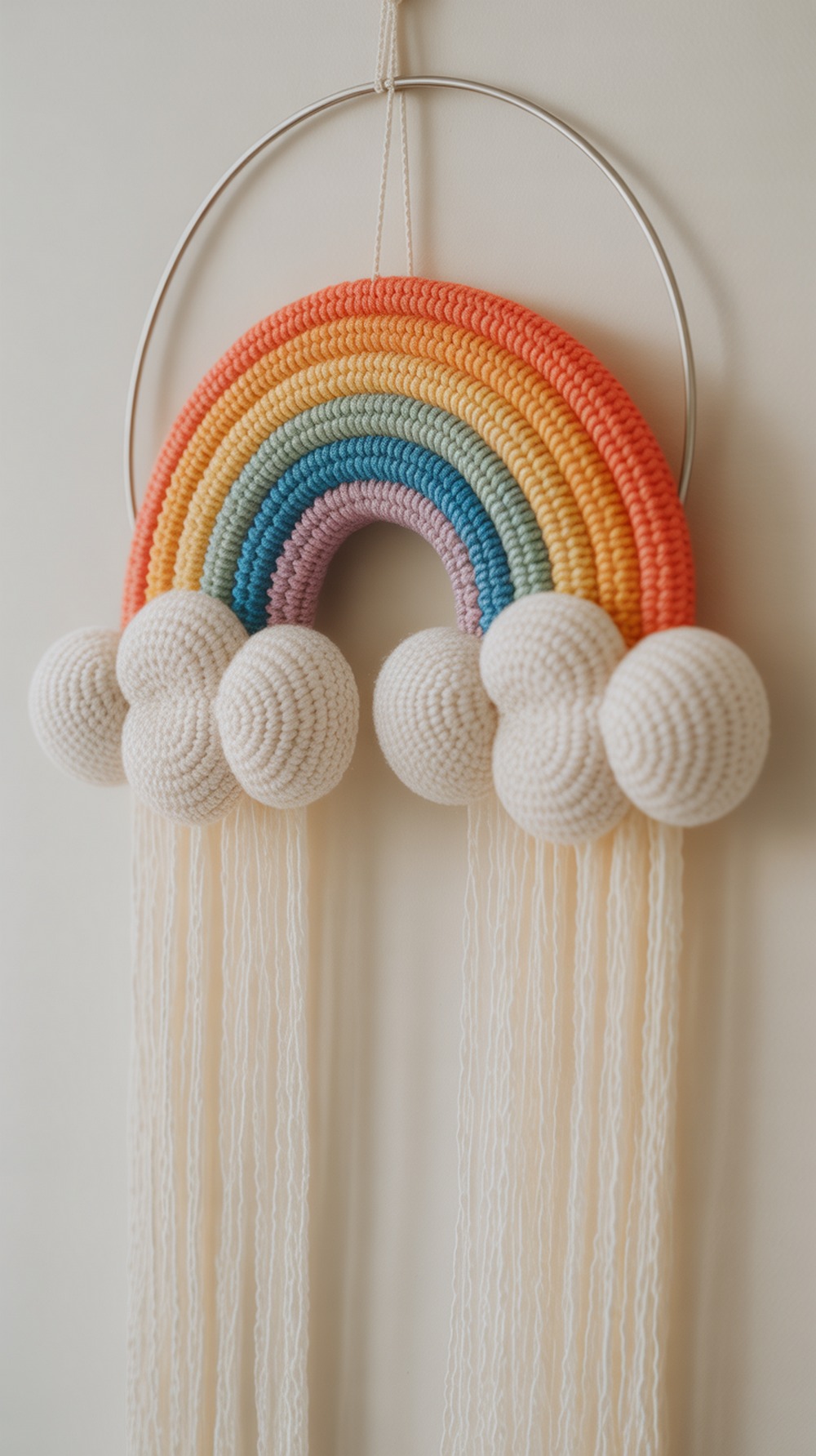Dreamcatcher Style Rainbow Ring