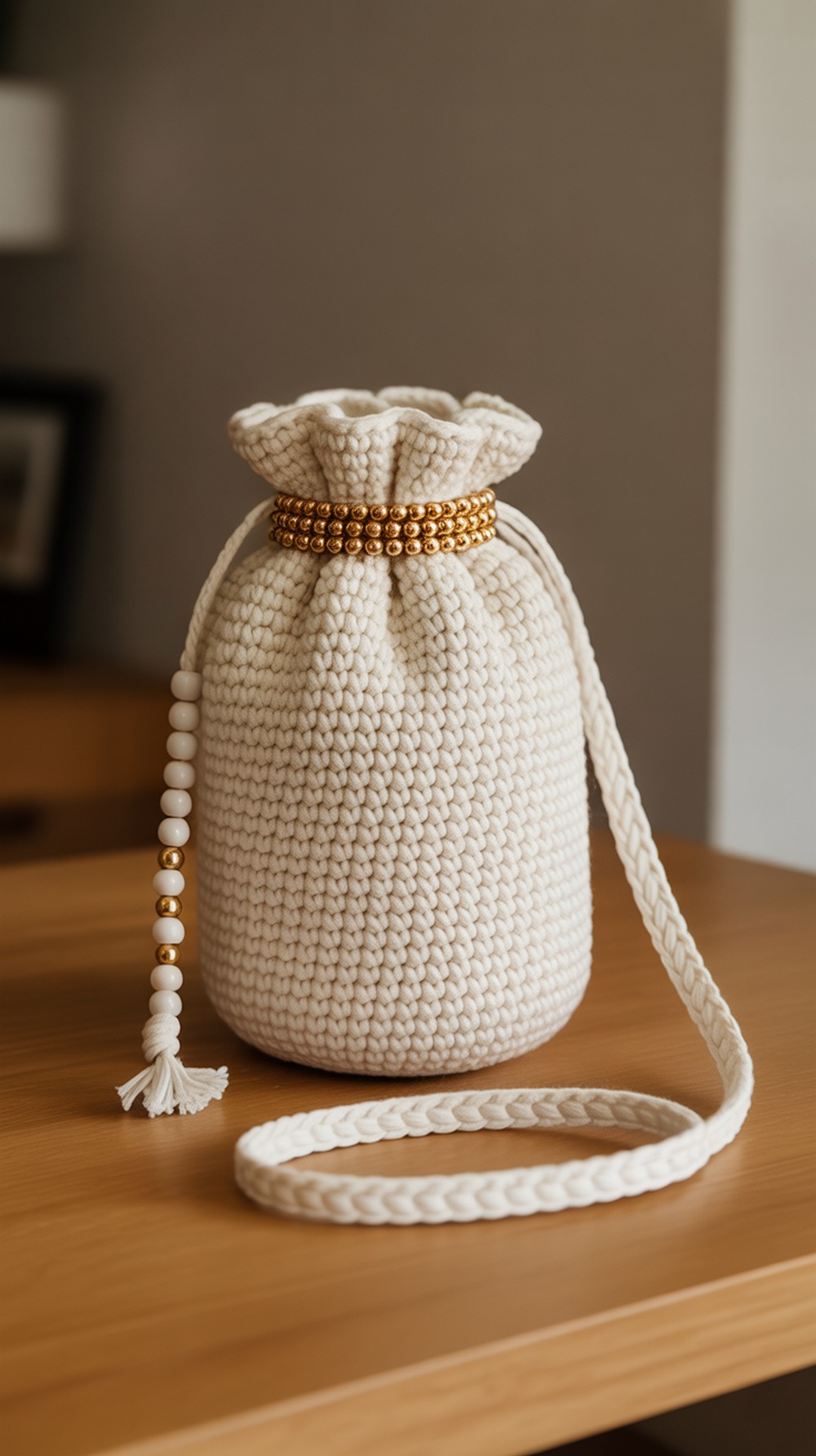Easy Beaded Potli Phone Pouch