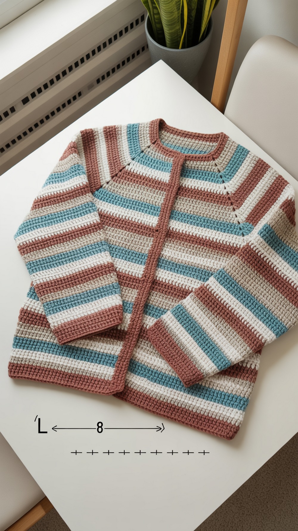 Easy Granny Hexagon Cardigan