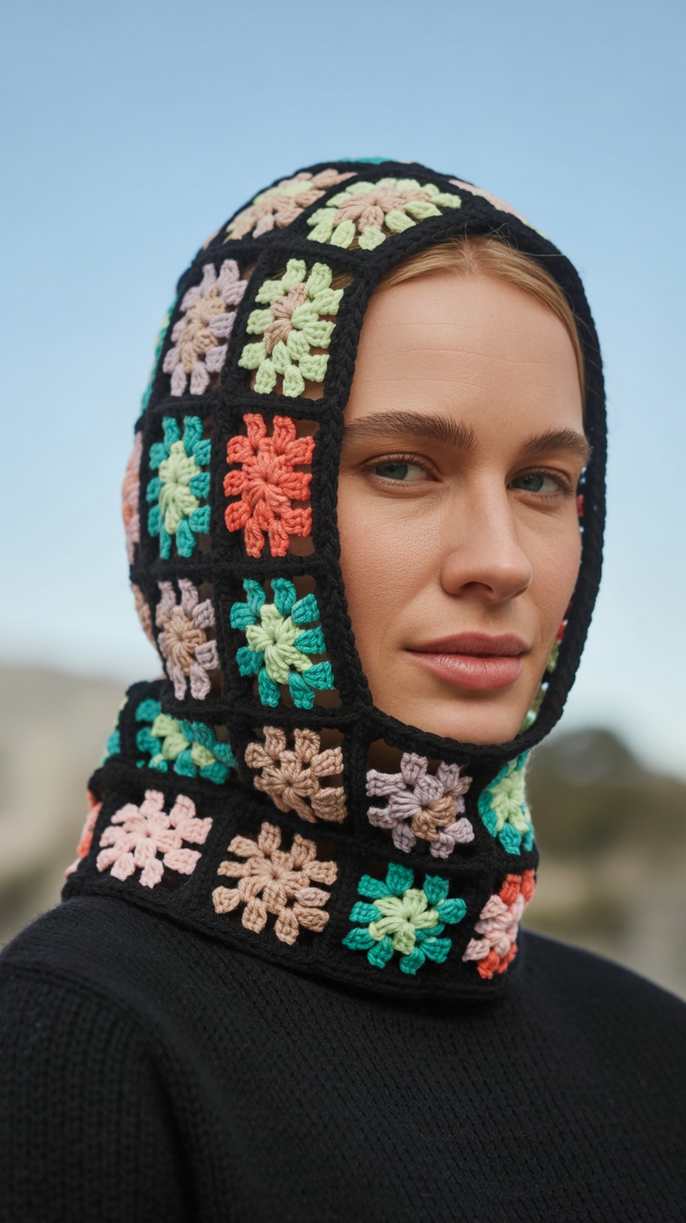 Granny Square All in One Balaclava