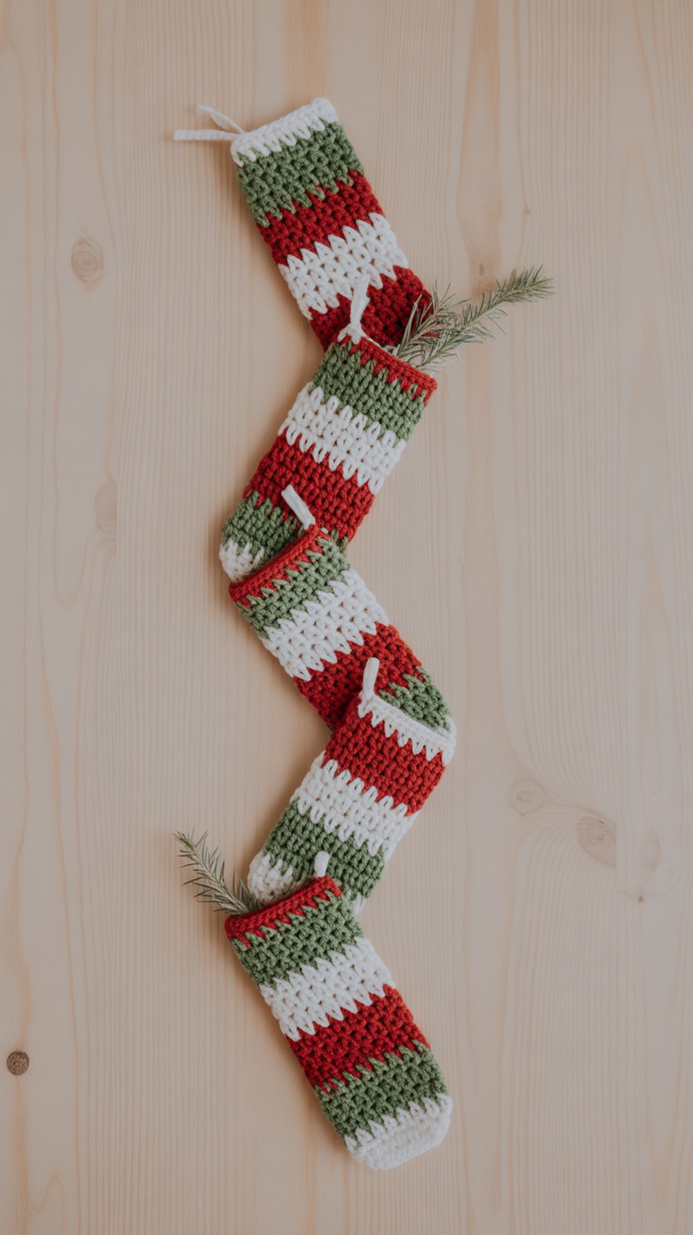 Granny Square Stocking Ornament