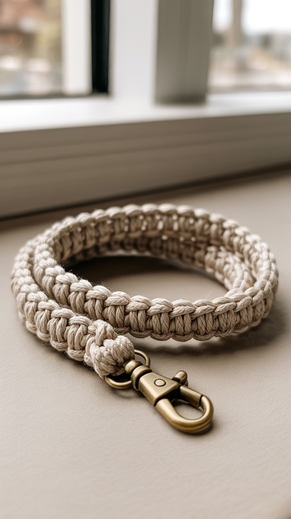 Linen Stitch Lanyard