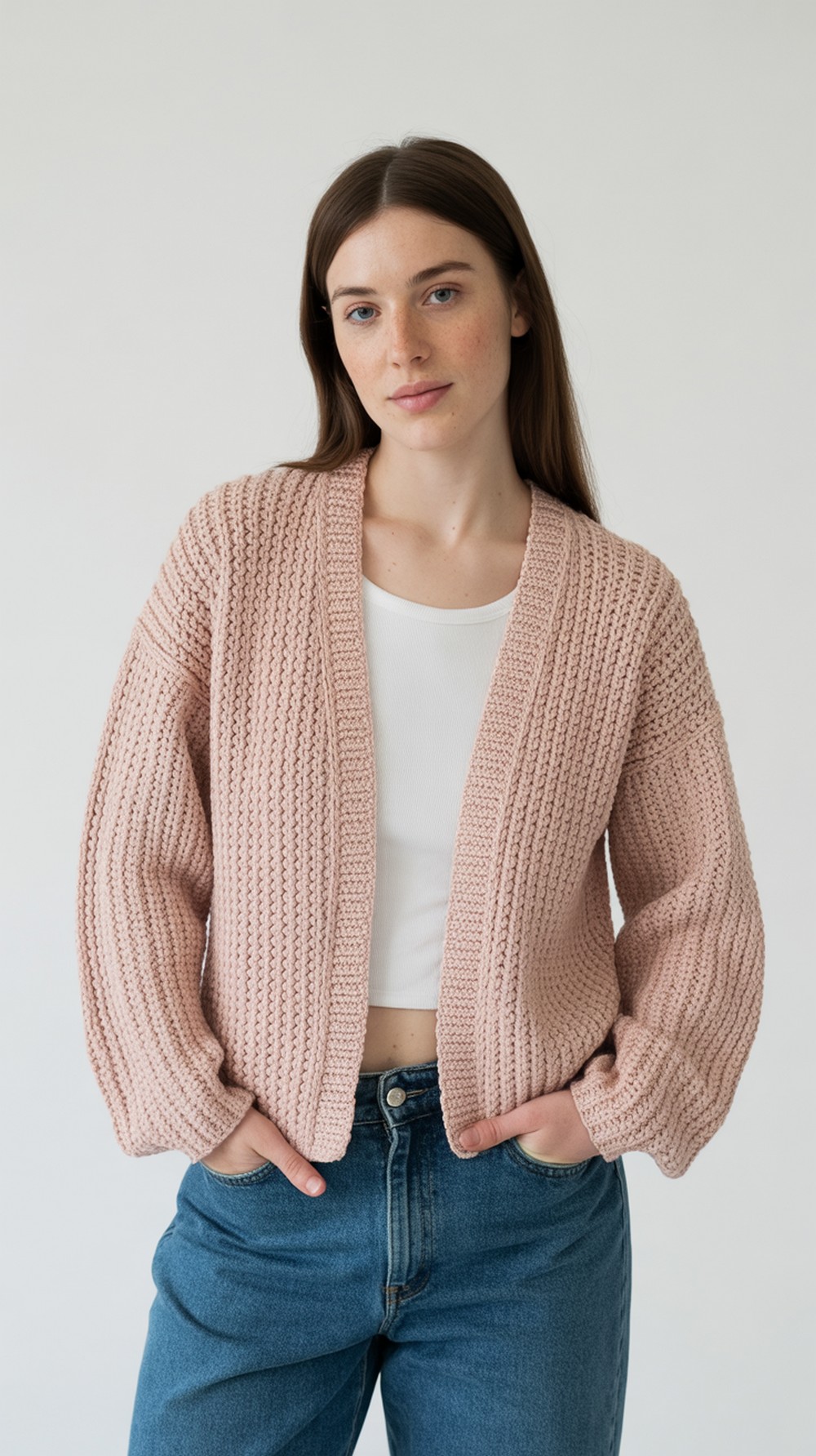 Open Front Comfy Cardigan