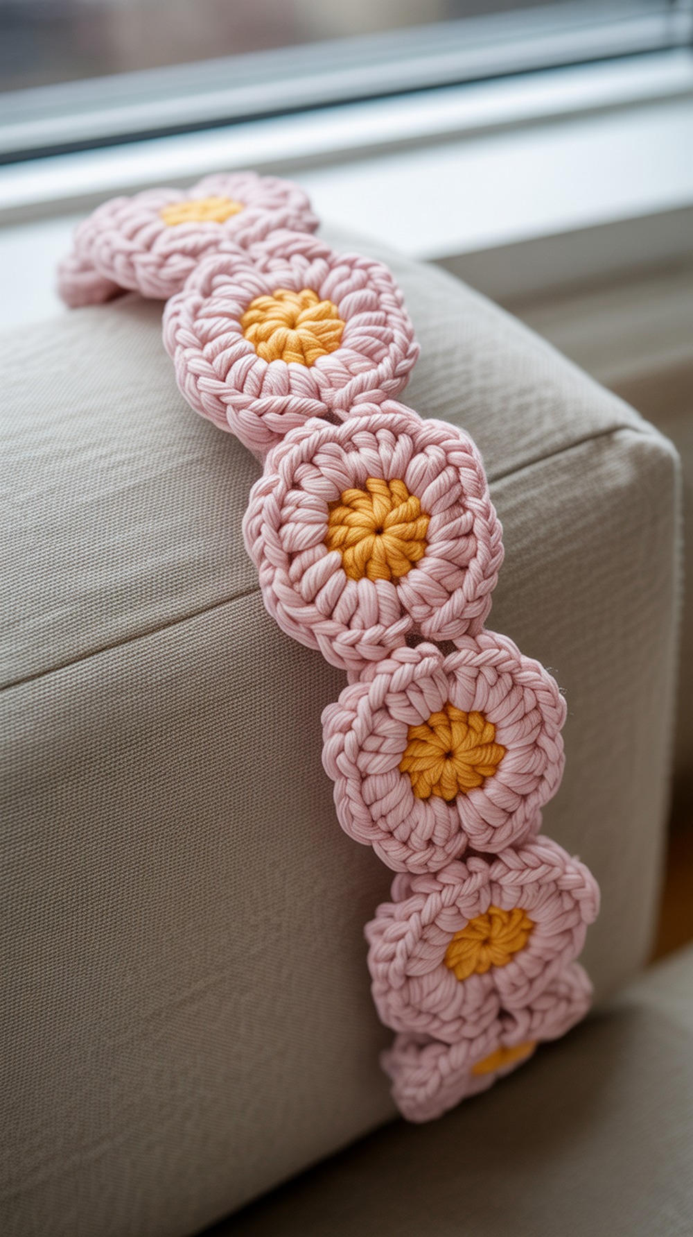 Puff Flower Link Headband