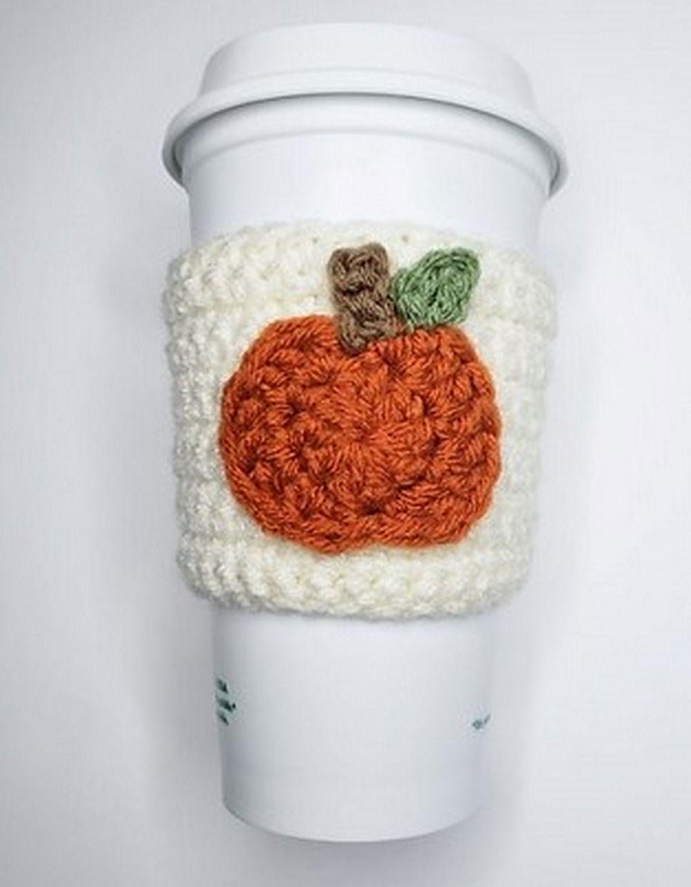 Pumpkin Appliqué on Cream Sleeve