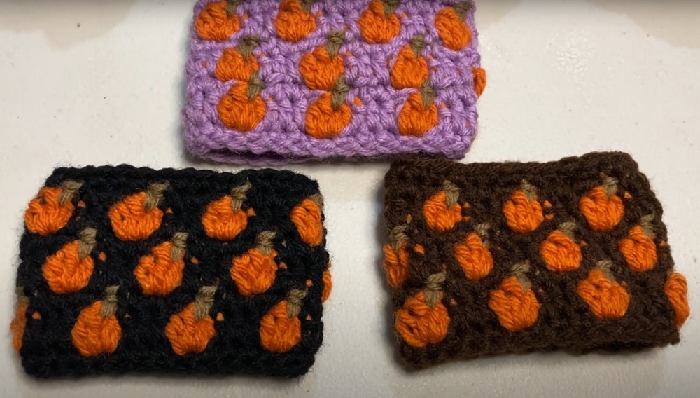 Pumpkin Cup Cozy Cup Holder