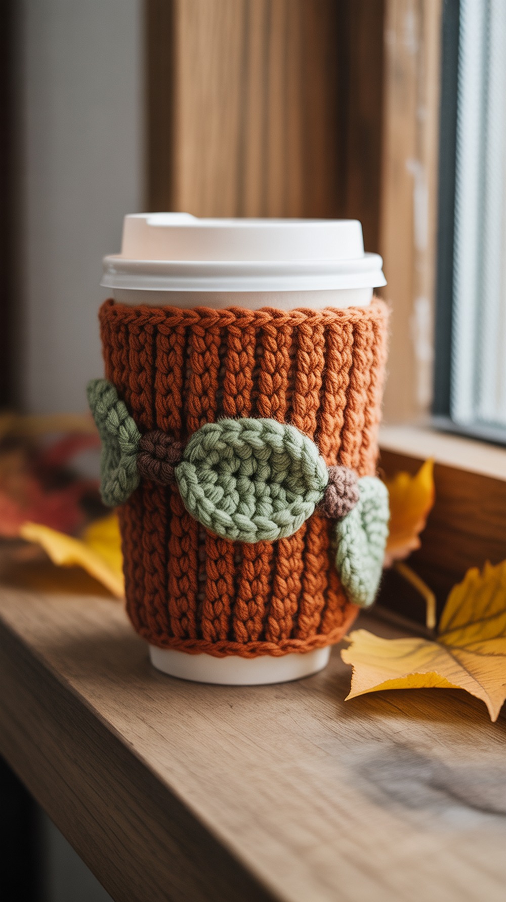 Pumpkin Patch Cup Cozy (Craft Show Favorite)