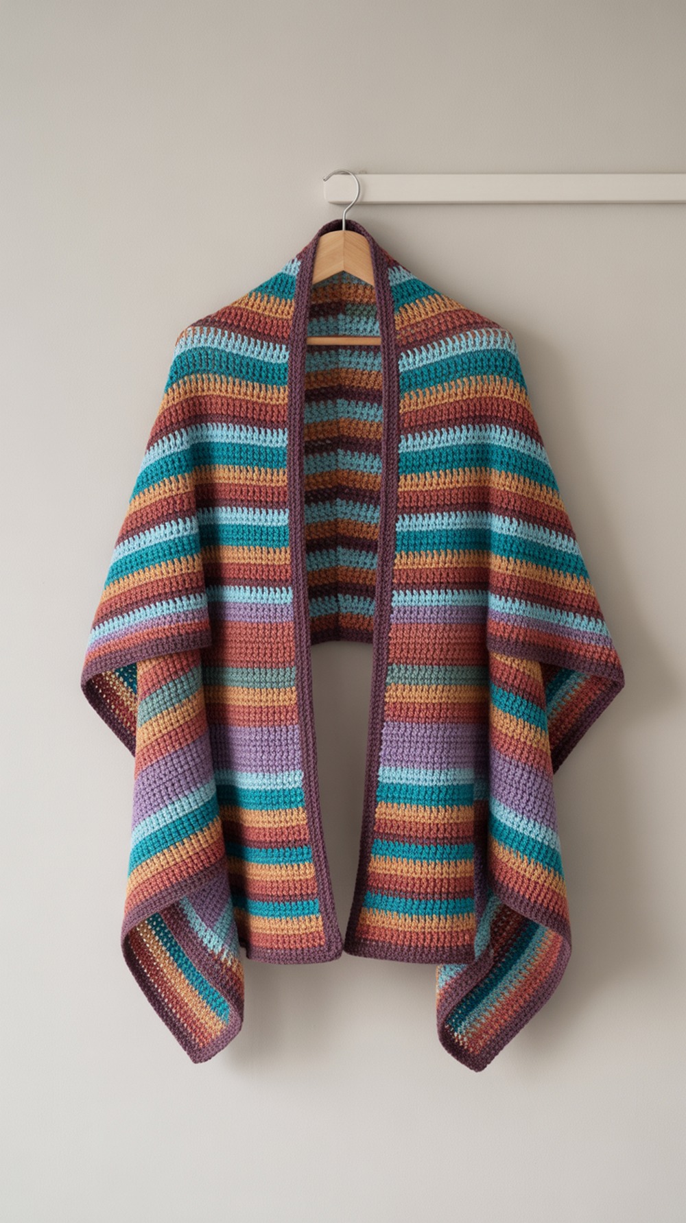 Red Heart “With Love” Pocket Shawl