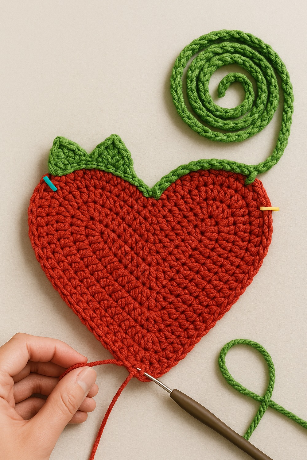 Seaming + strap