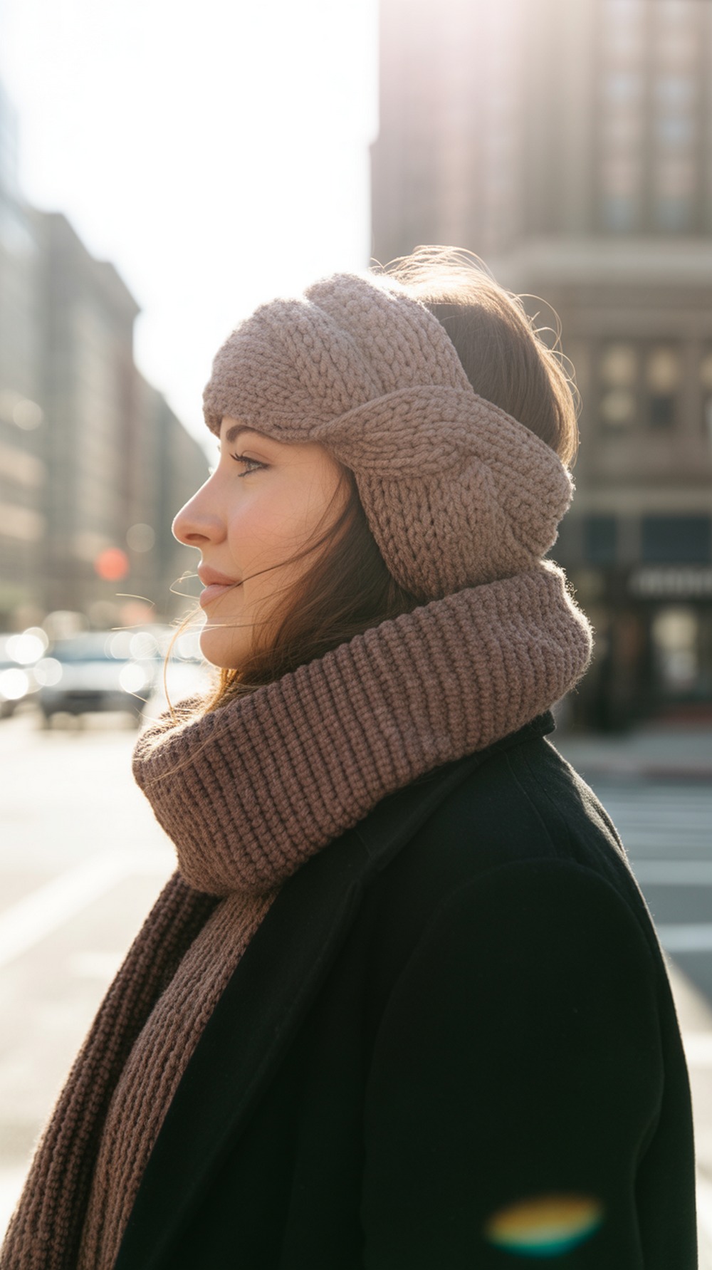 Seamless Twist Ear Warmer