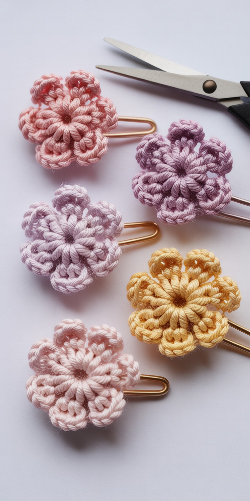 Spring Flower Hair Clips