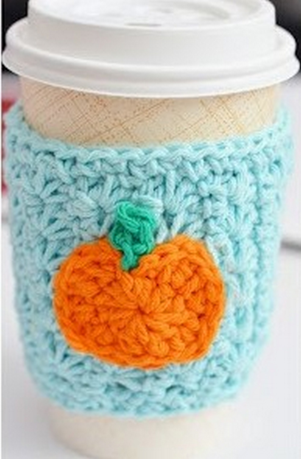 Star Stitch Pumpkin Appliqué Cozy