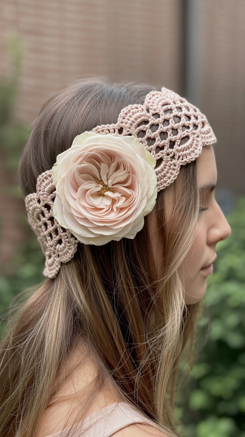 Summer Rose Lace Headband