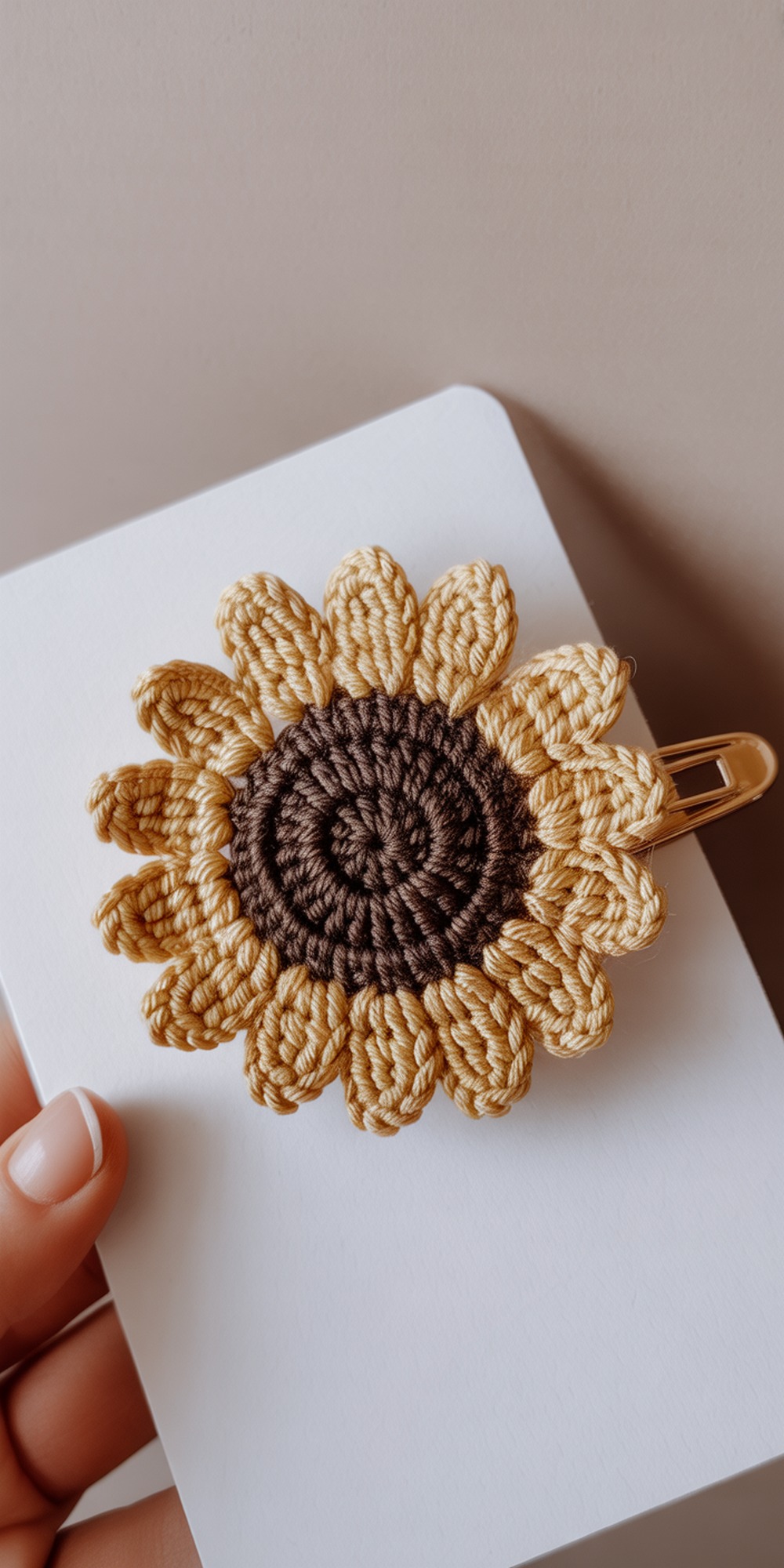 Sunflower Hair Clip