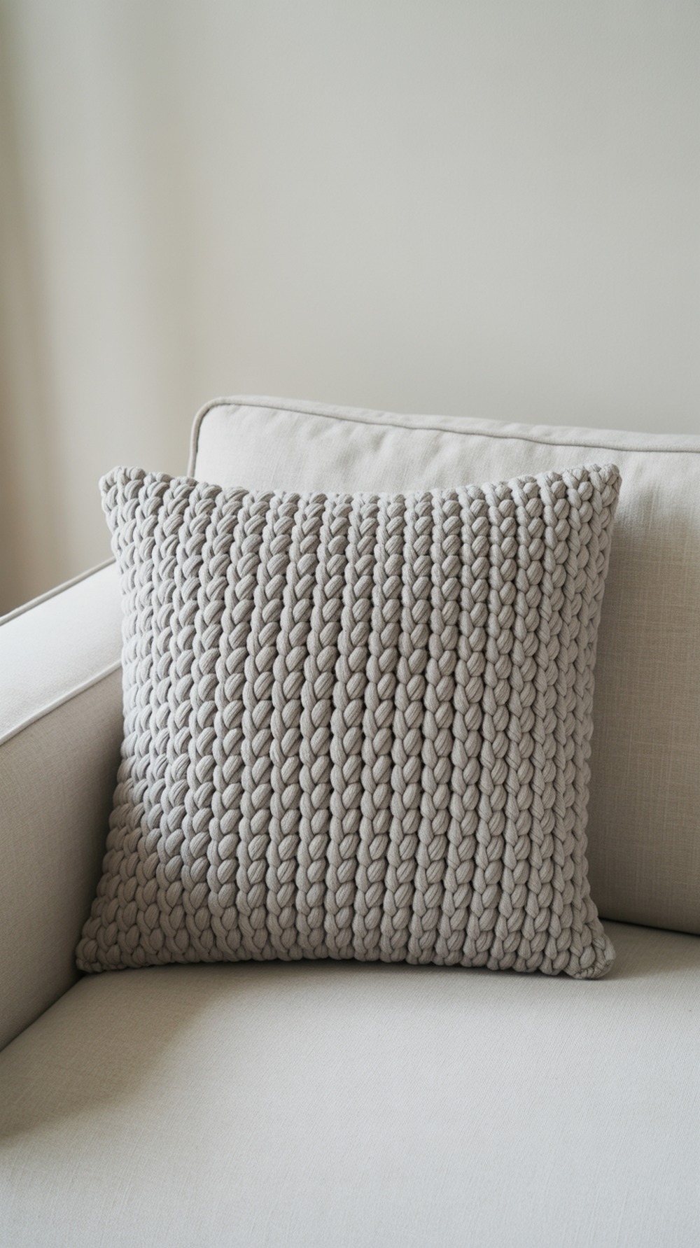 Tunisian Basketweave Pillow (Little Things Blogged)