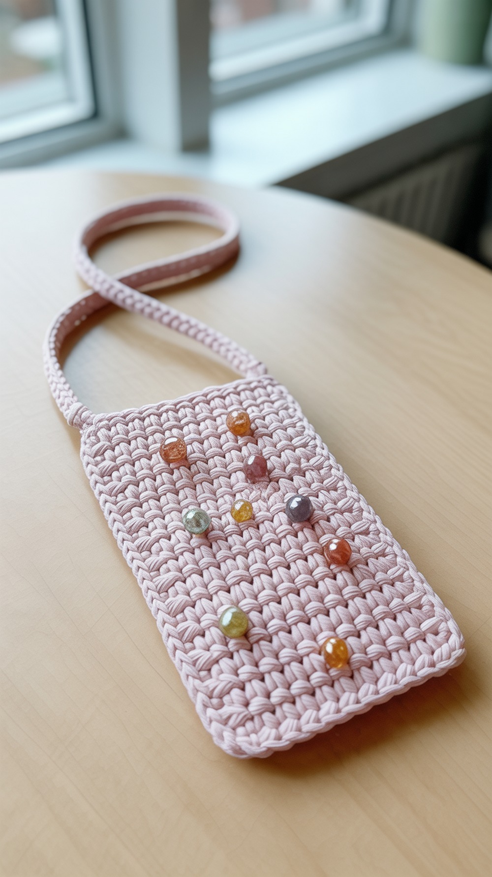 Very Easy Beaded Mobile Pouch (Beginner Video)