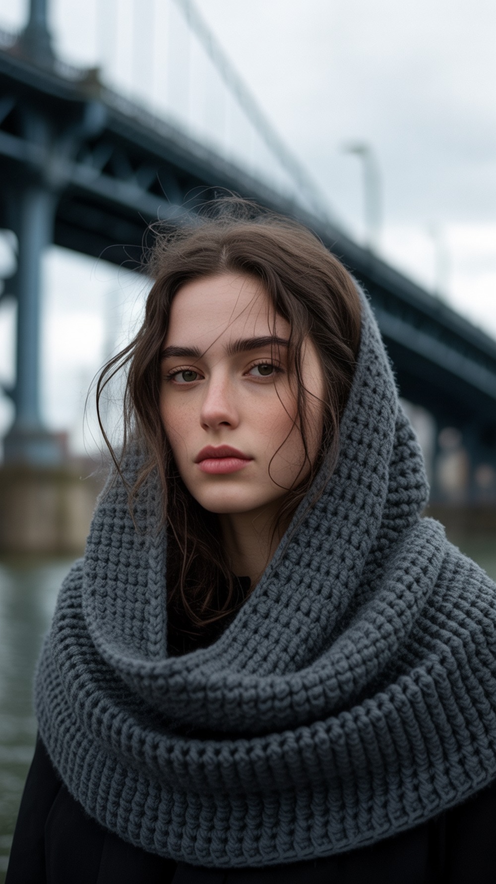 Windy City Textured Cowl