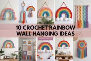 Crochet Rainbow Wall Hanging Ideas