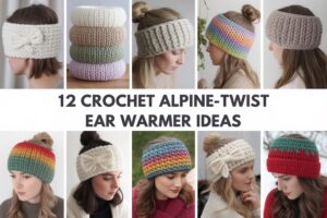 Crochet Alpine Twist Ear Warmer Ideas