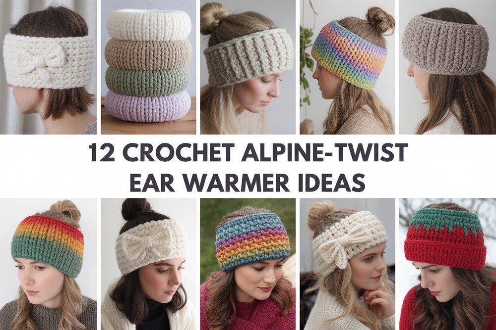 Crochet Alpine Twist Ear Warmer Ideas