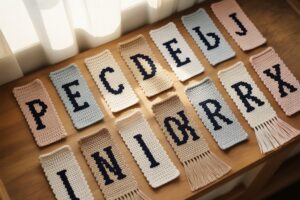 Crochet Filet Initial Bookmark Ideas