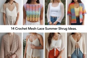 Crochet Mesh Lace Summer Shrug Ideas
