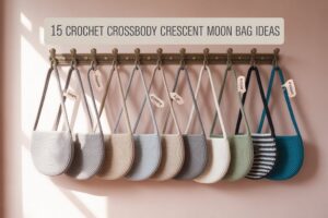 Crochet Crossbody Crescent Moon Bag Ideas