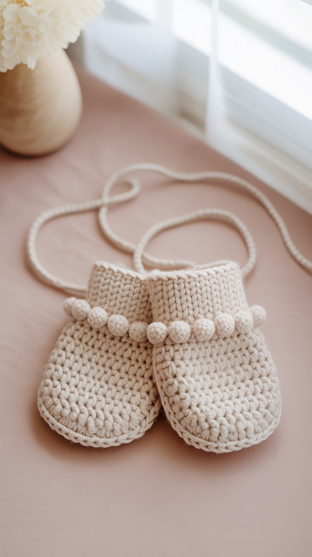 Bitsy Bobbled Mittens