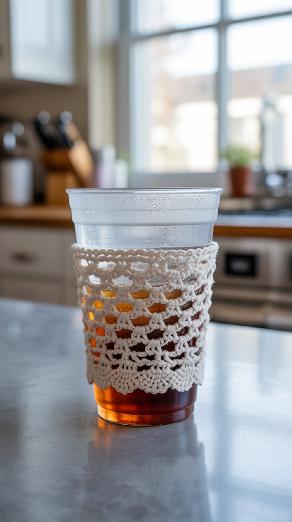 Boho Lace Cup Cozy