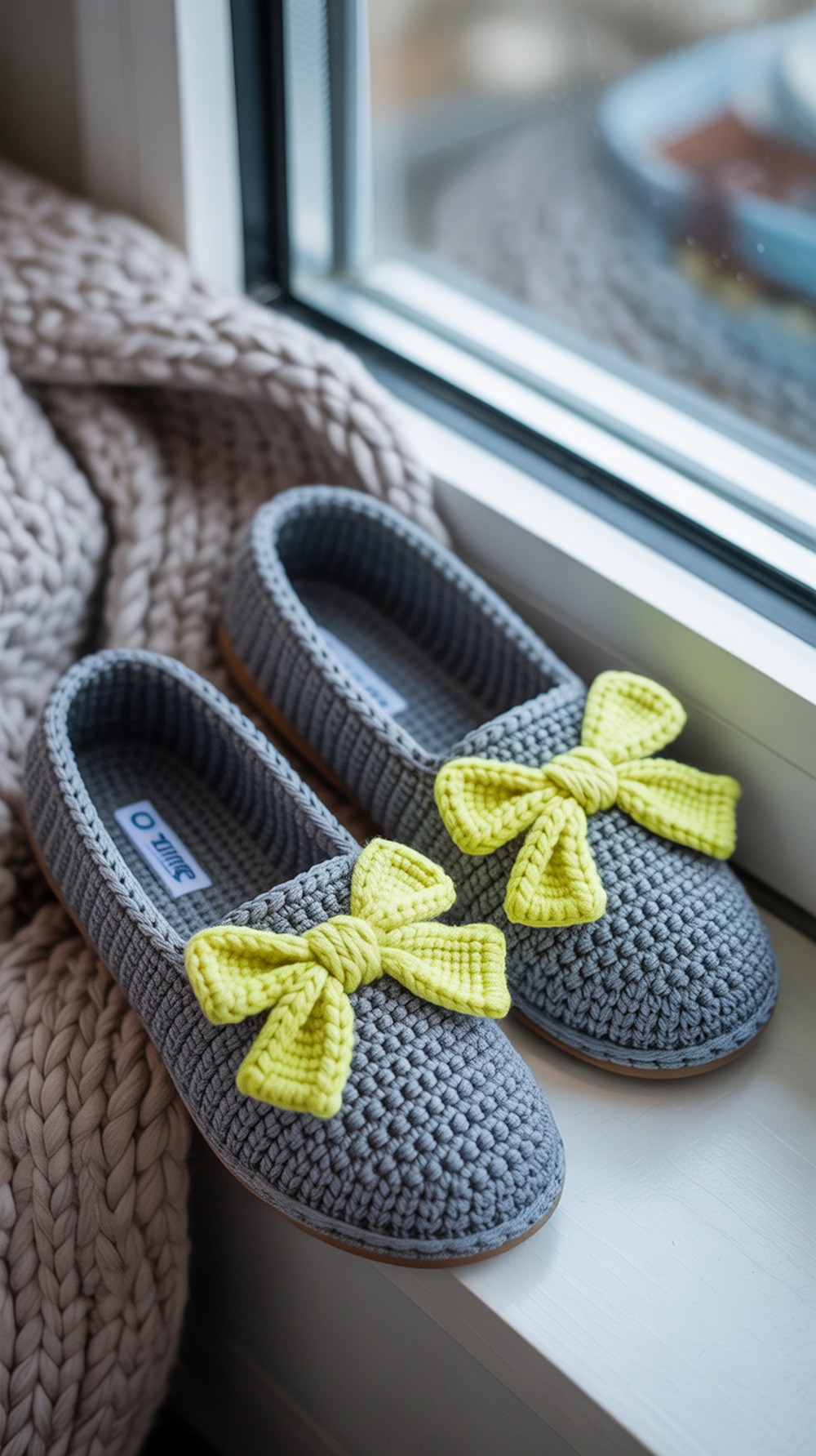 Caron “Bow Tie Slippers”
