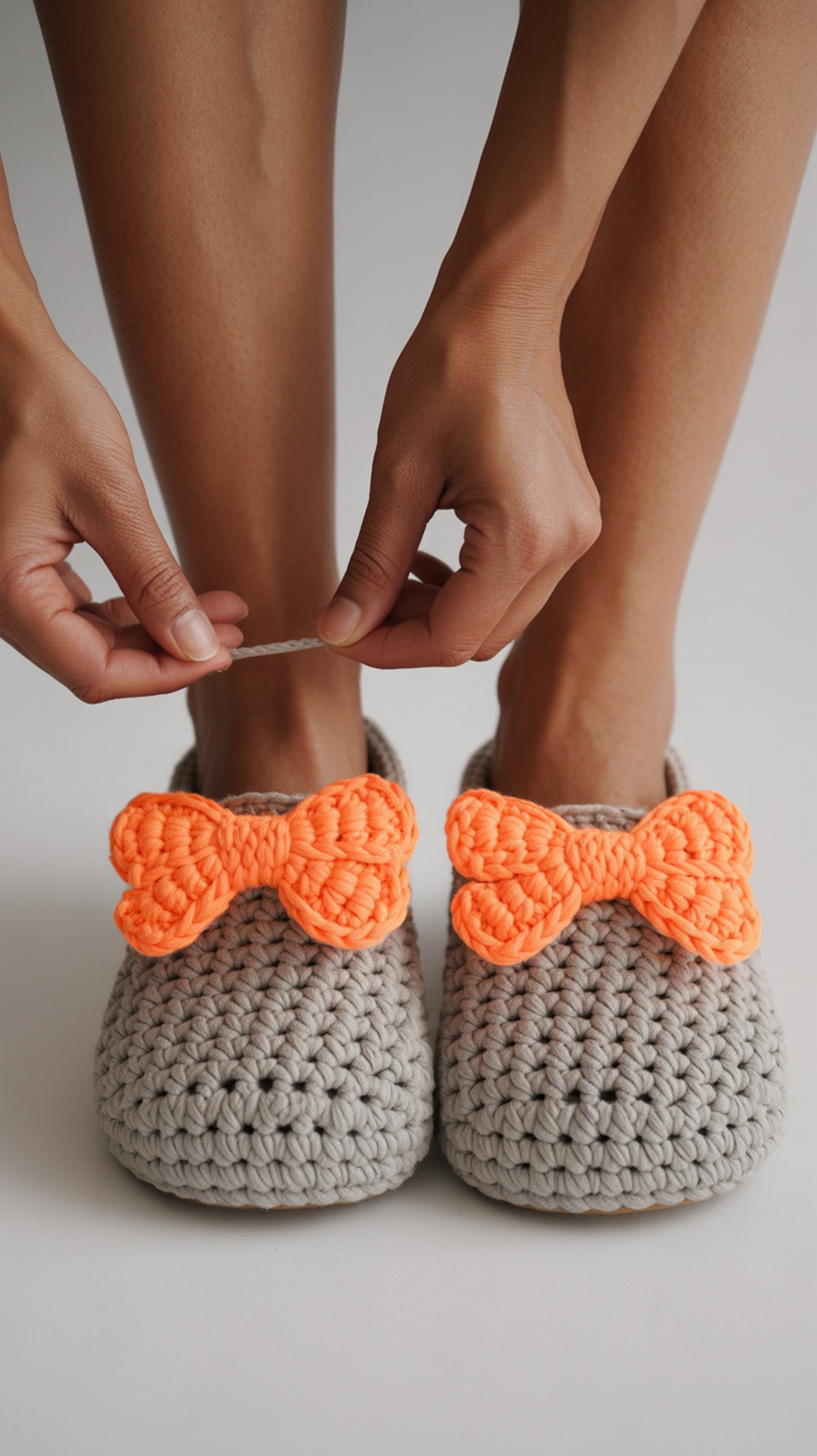 Caron “Bow Tie Women’s Slippers”