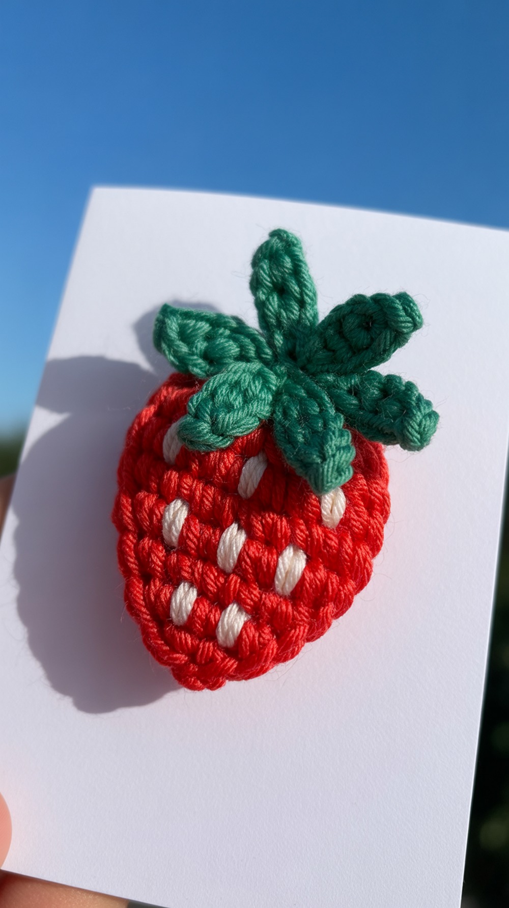 Cherry Red Seeded Barrettes