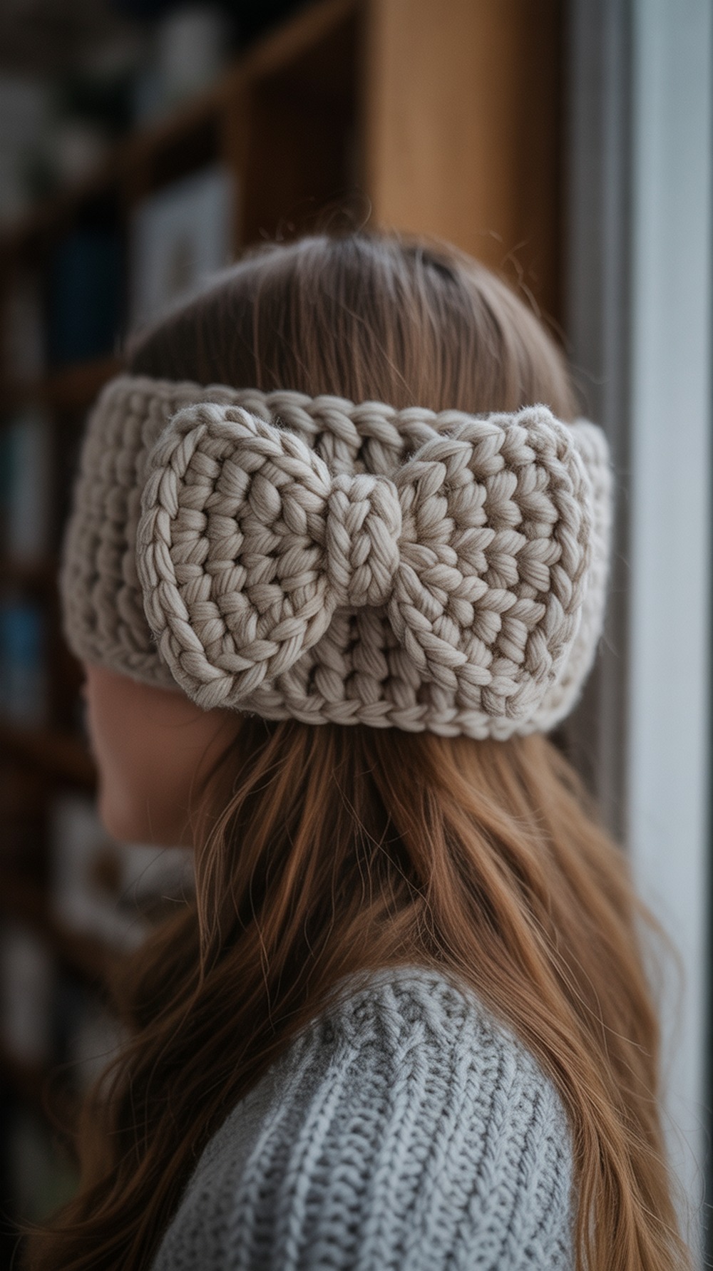 Chunky Bowtie Headwarmer