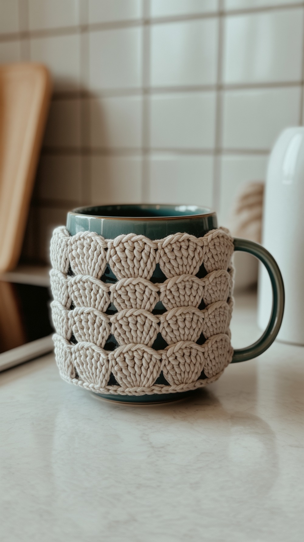 Classic Shell Stitch Mug Cosy
