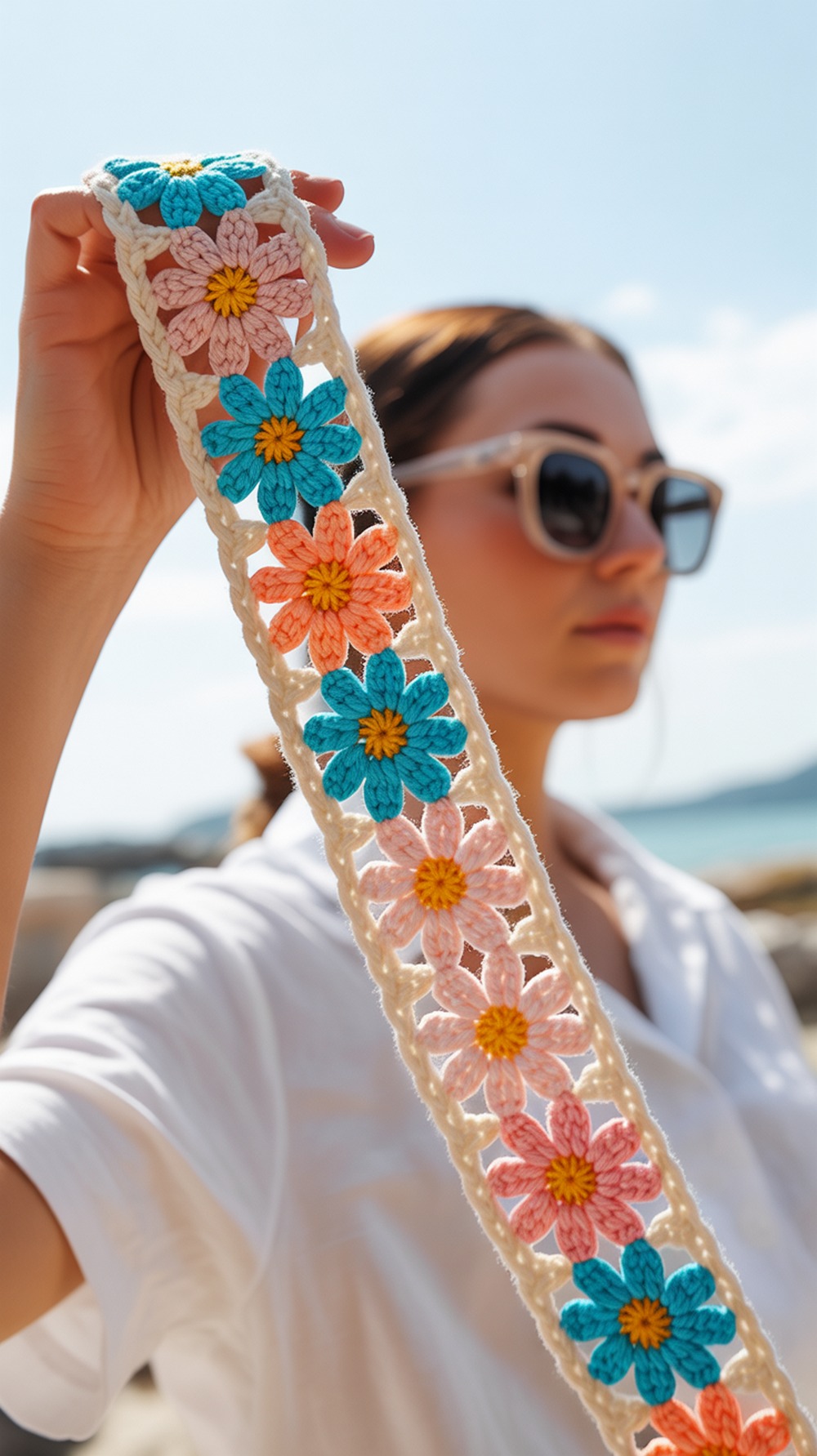 Color Pop Daisy Necklace Strap