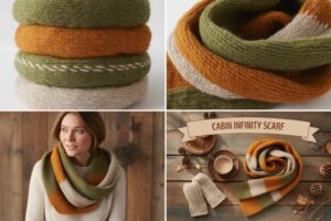 Crochet Cabin Infinity Scarf Ideas