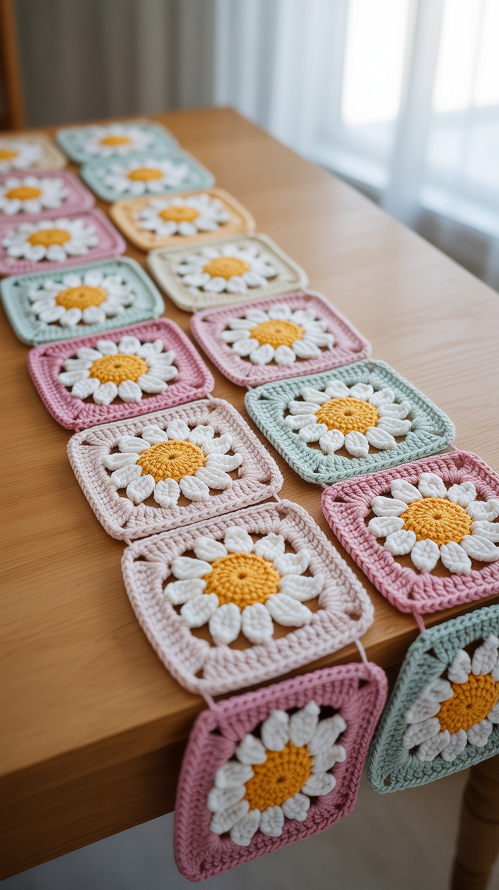 Daisy Granny Square Crochet Tutorial