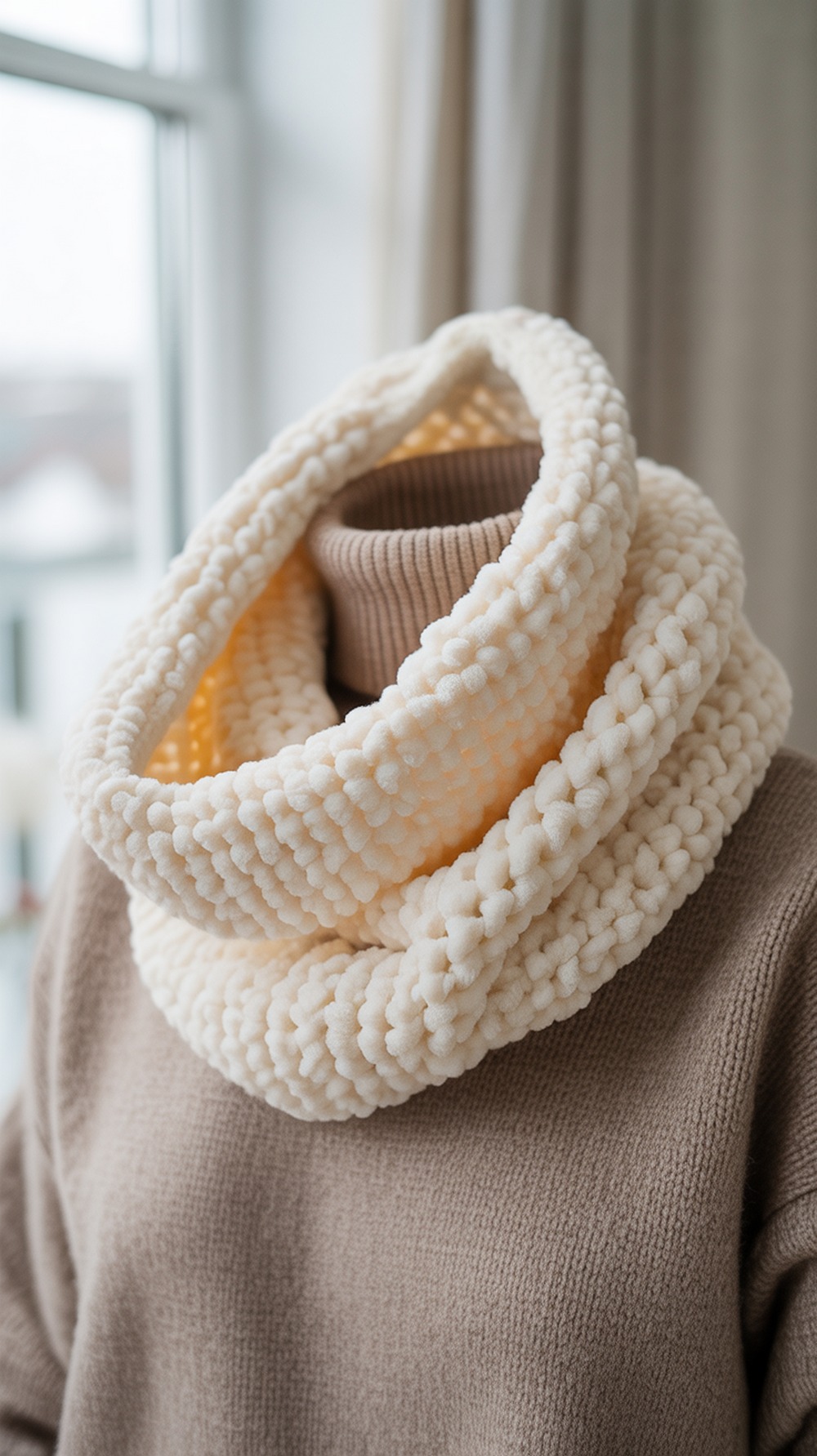 Double Velvet Cowl