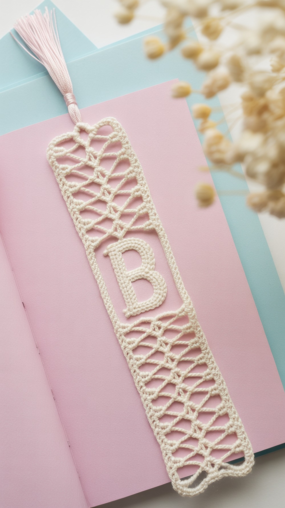 Easter Eggs Filet Bookmark