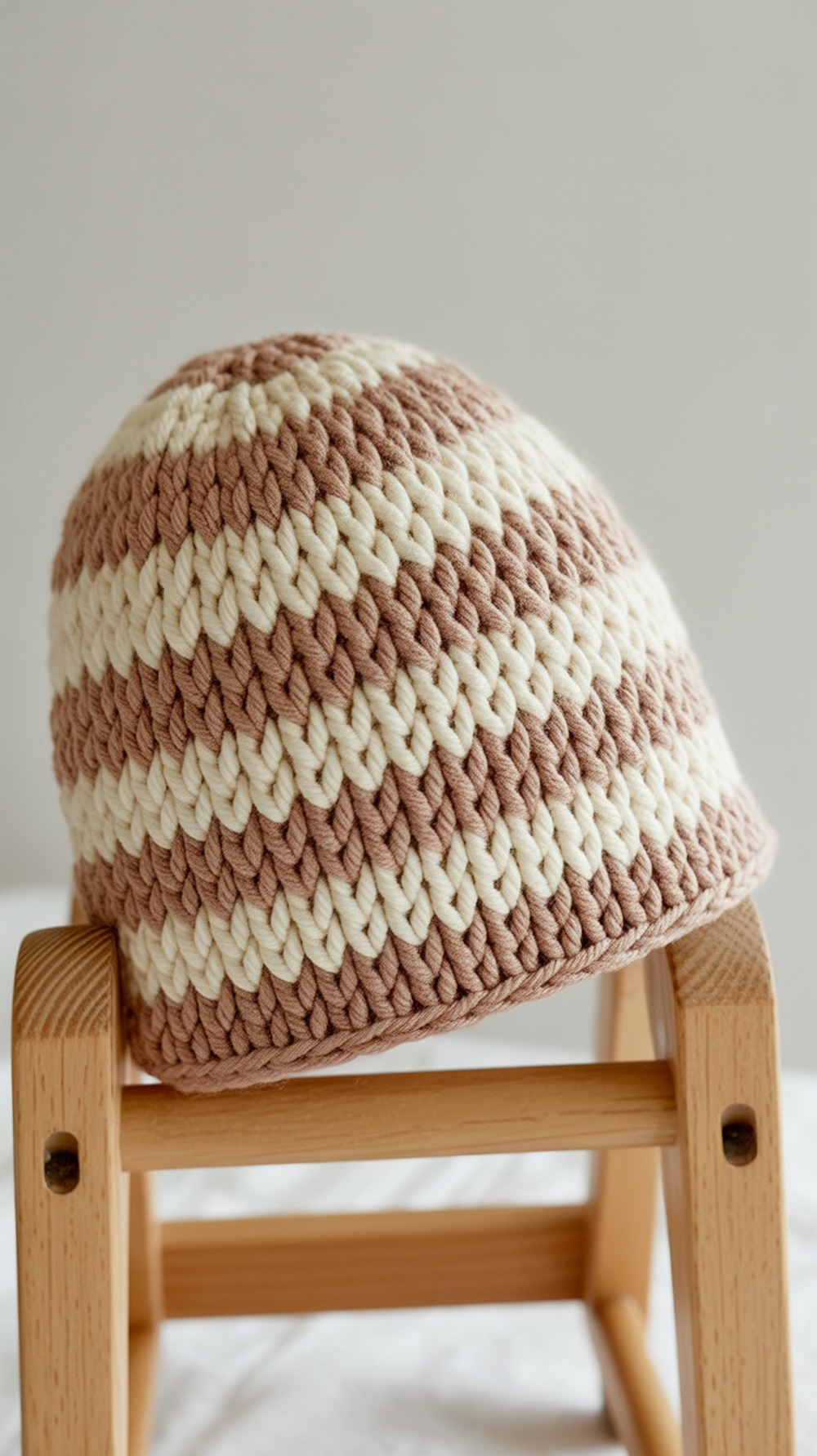 Easy Crochet Striped Baby Hat