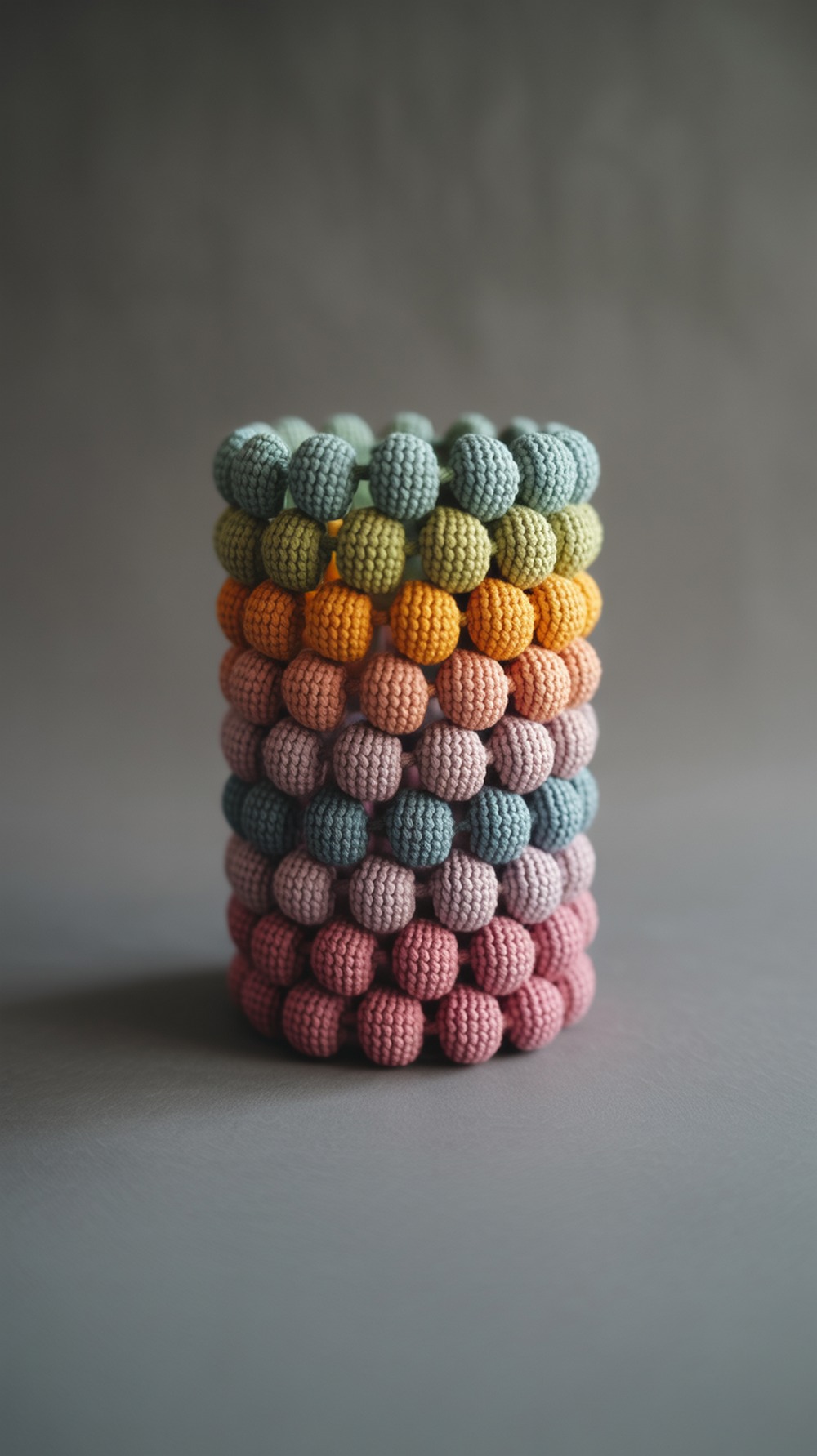 Faux Bobble Wristers