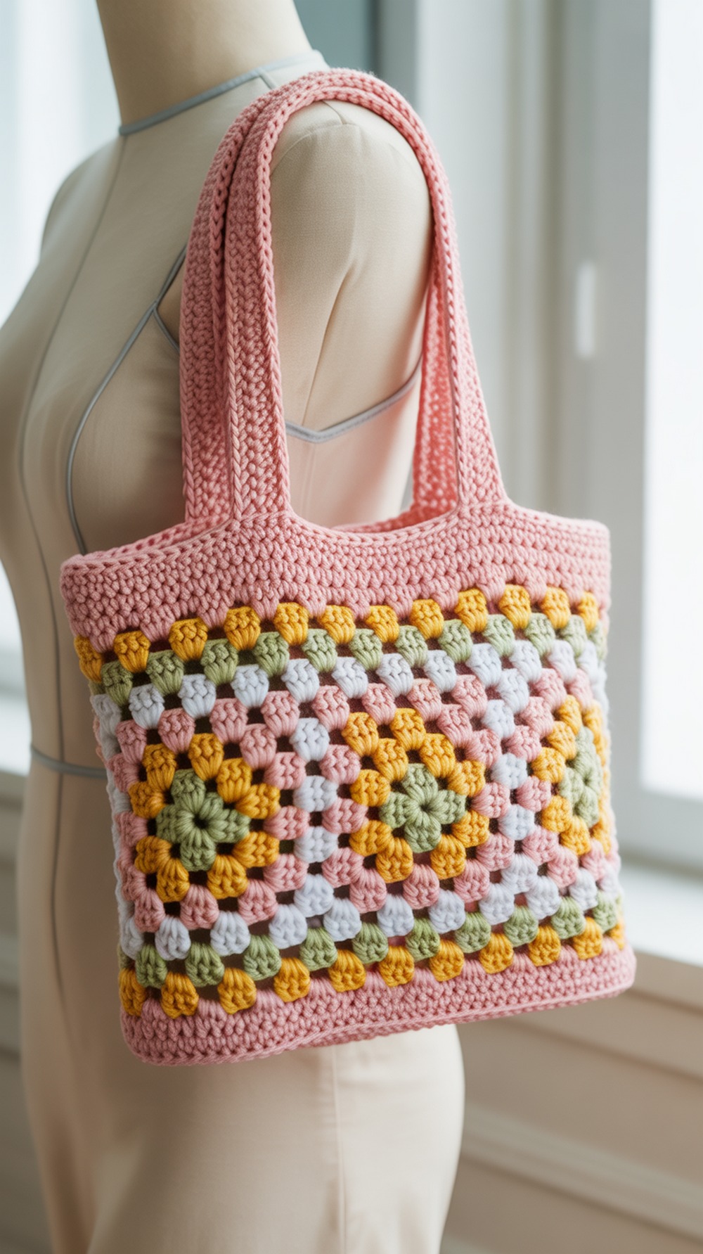 Granny Hex Mini Tote